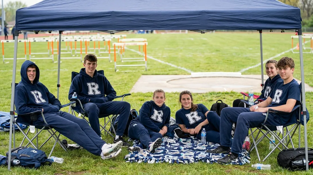 Track and Field Team Shirts & Hoodies illustration