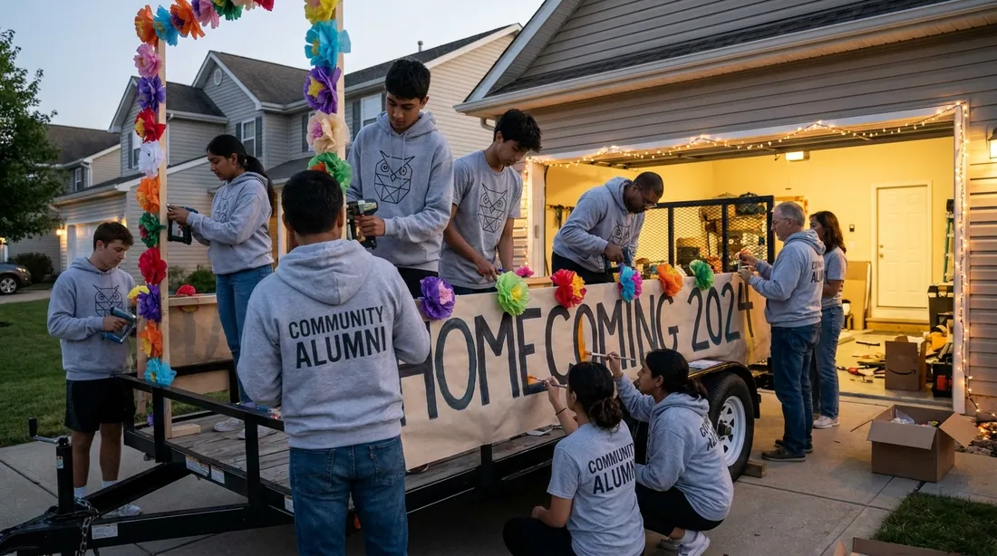 Homecoming Week Shirts for Students & Alumni illustration