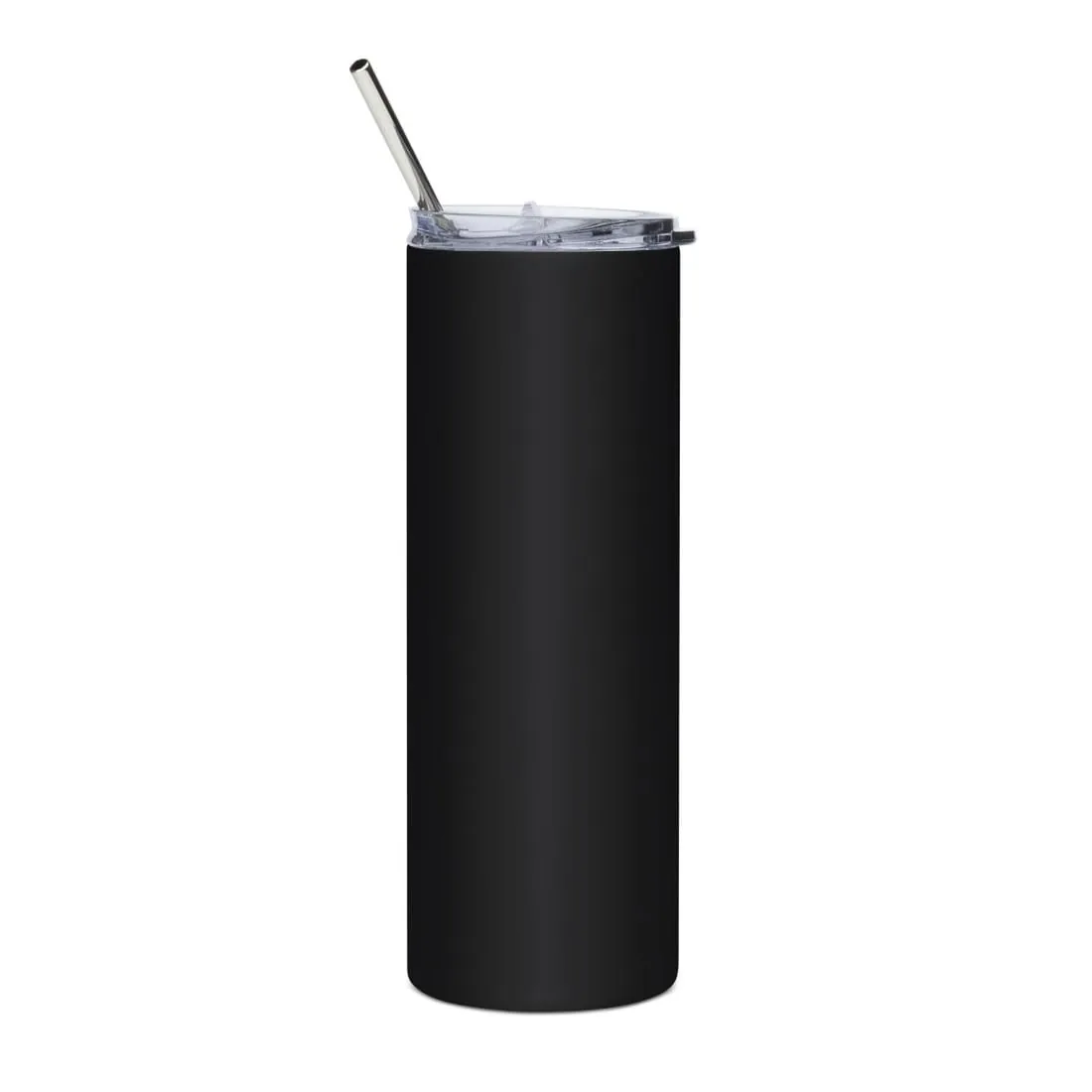 Steel Tumbler in Black, back