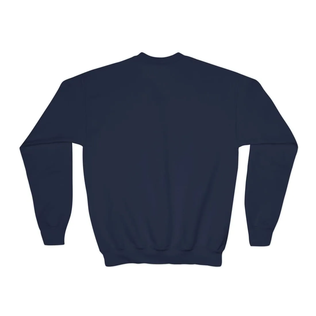 Youth Crewneck in Navy, back