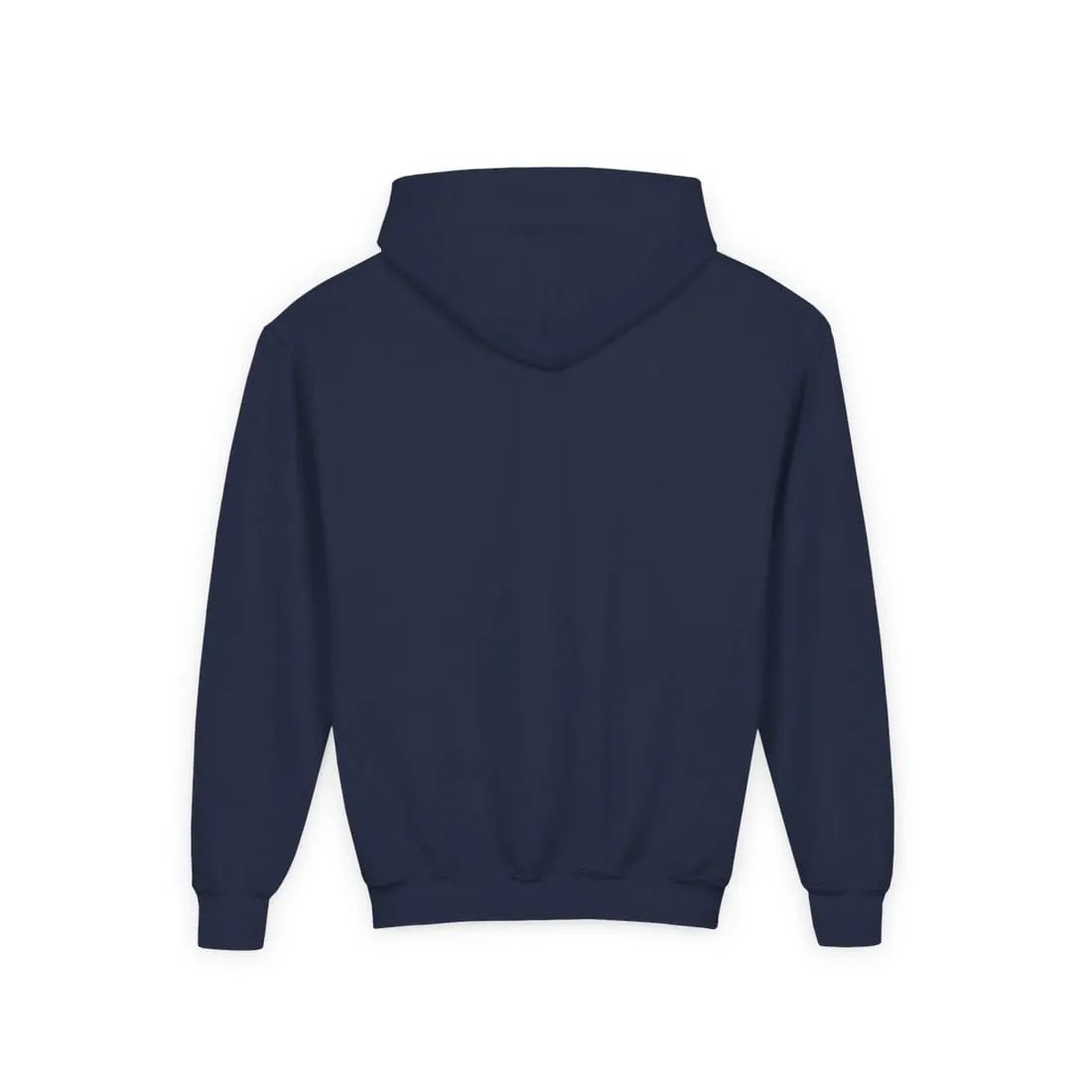 Youth Hoodie in Navy, back