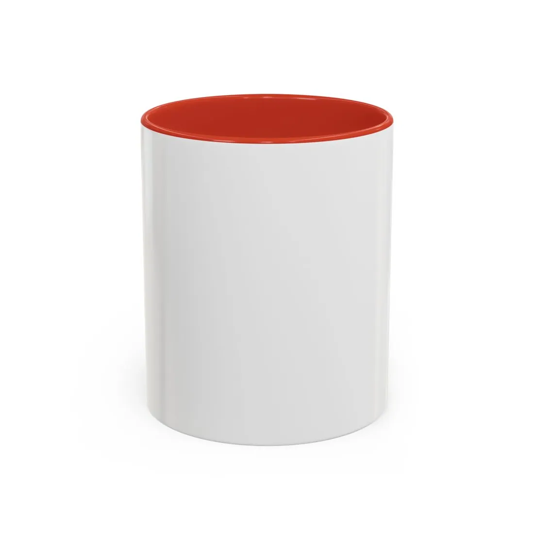 Accent Mug in Red, wrap view
