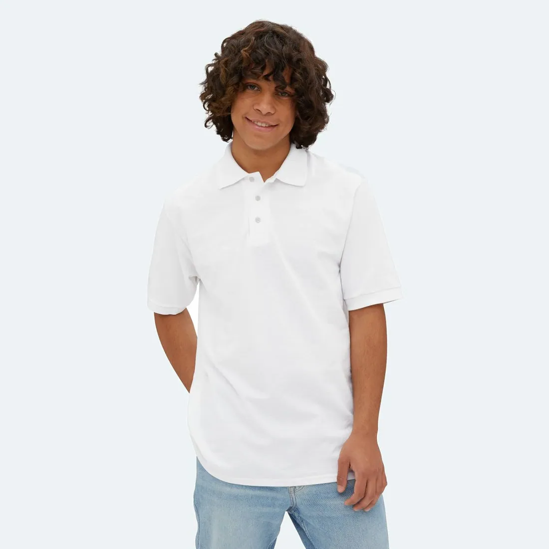 Adult Polo in White
