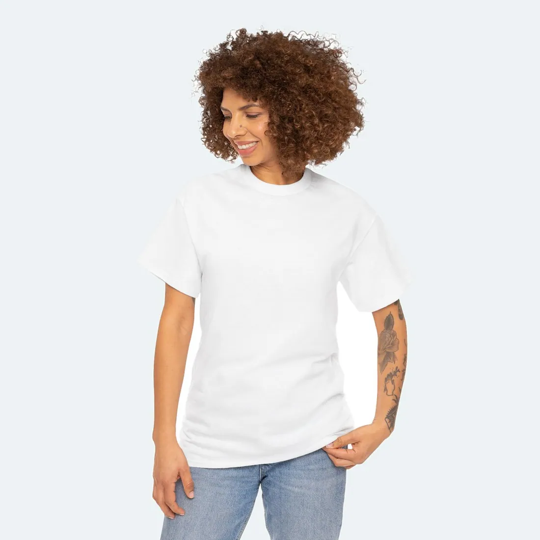 Adult T-Shirt in White