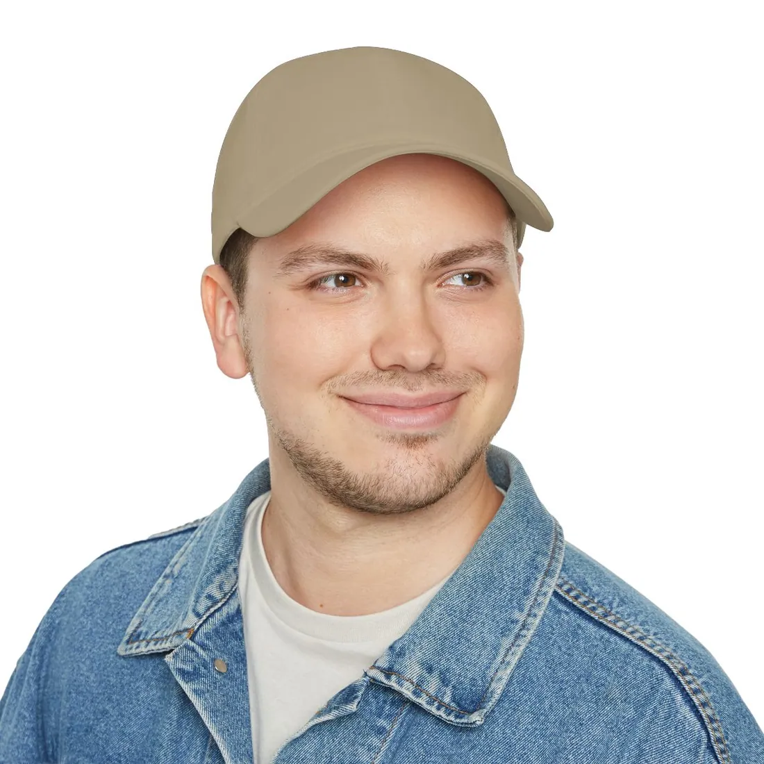 Dad Hat in Khaki, front view