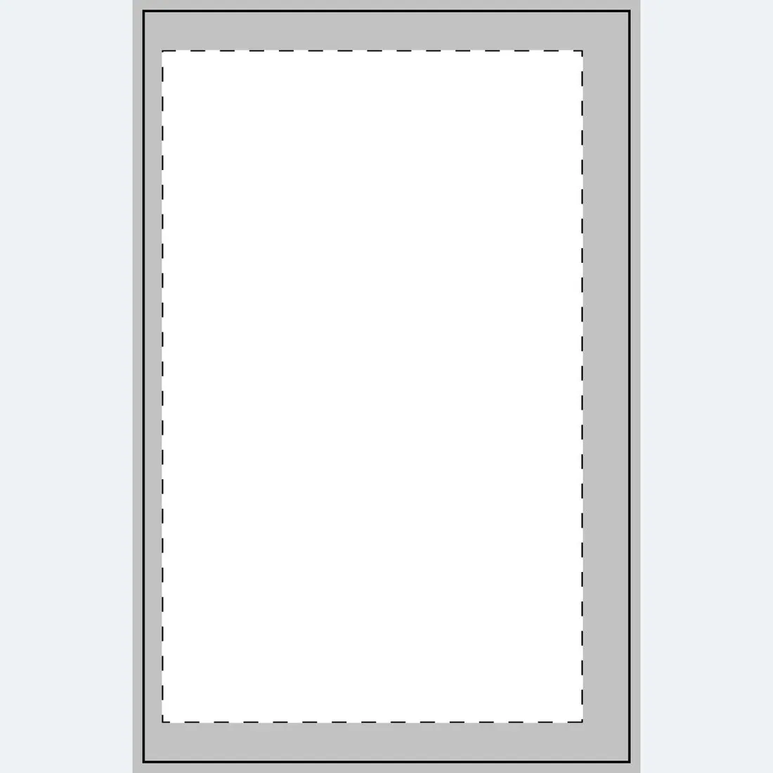 Dotted Notebook in White, back cover view