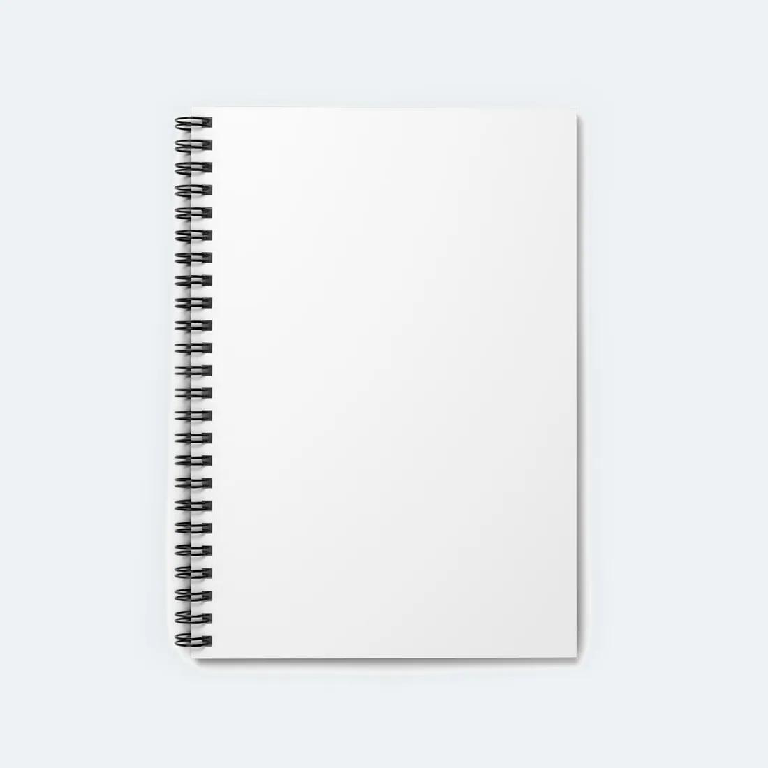 Spiral Notebook in White