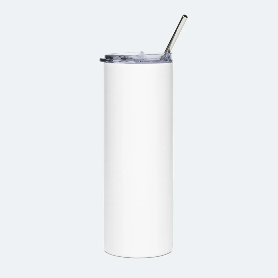 Steel Tumbler in White
