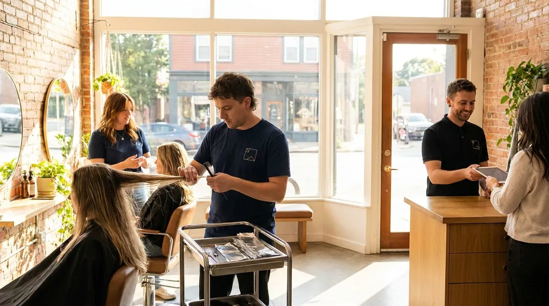 Custom Salon & Barbershop Shirts illustration