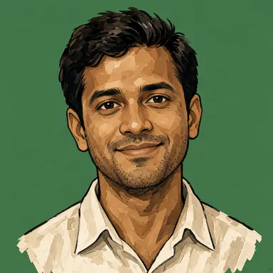 Illustrated portrait of Chris